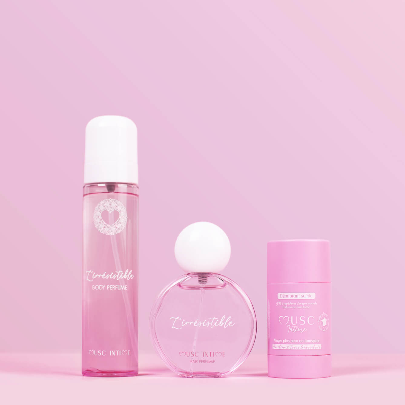 Parfum Corps l'Irrésistible au Musc Blanc