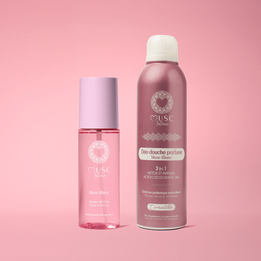 Duo Brume et Deo Douche au Musc Blanc