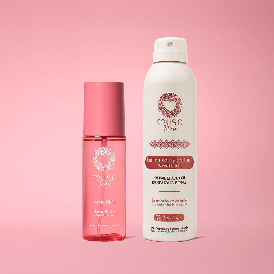 Duo Brume et Lait en Spray au Sweet Litchi