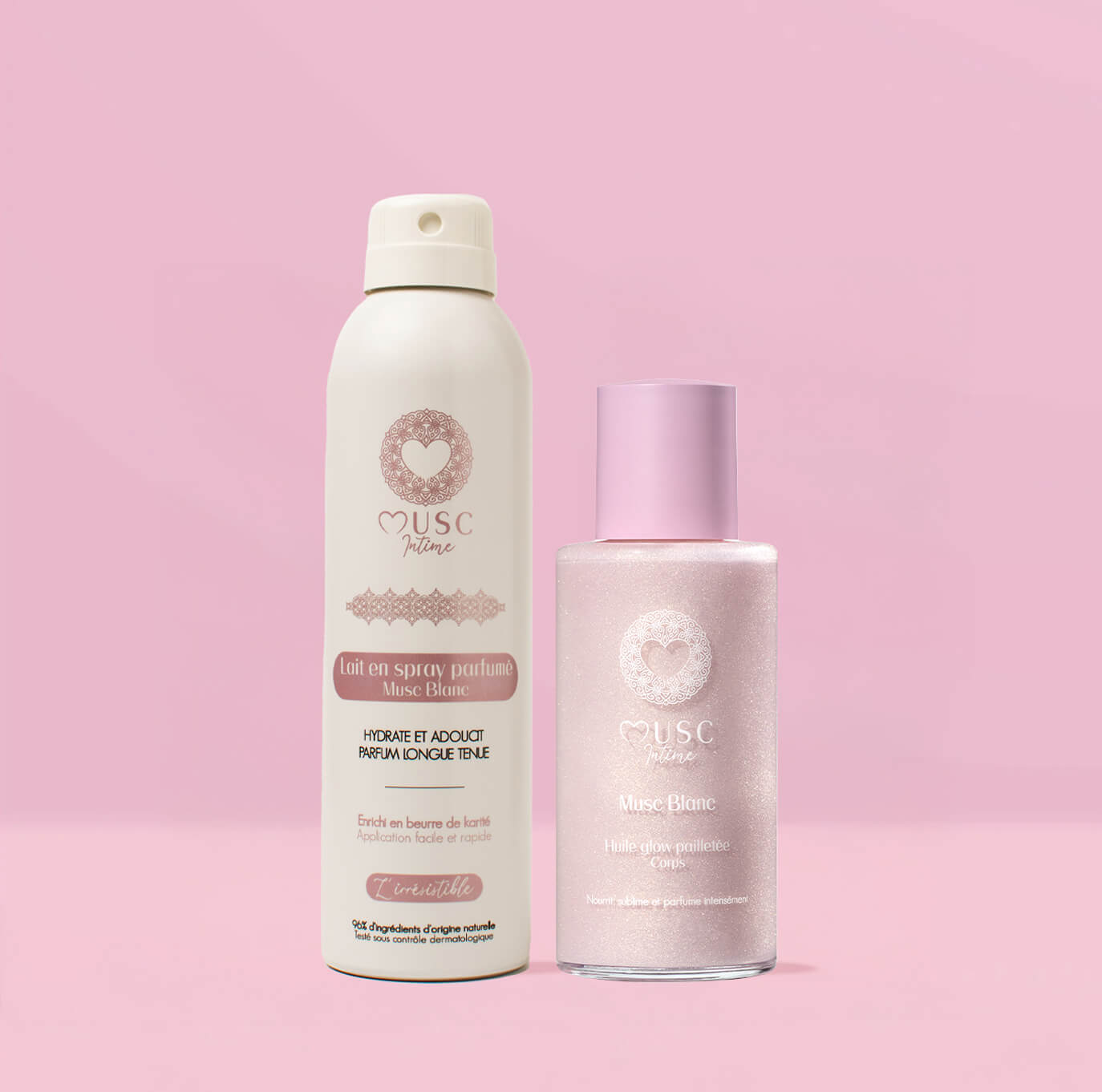 Le Duo Pailleté Parfumé Musc Blanc