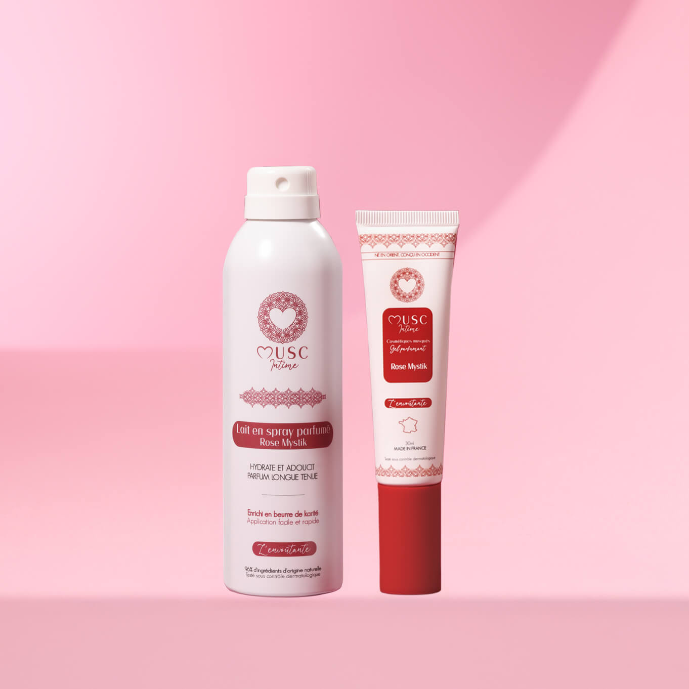 Lait corps et Gel parfumant à la Rose Mystik