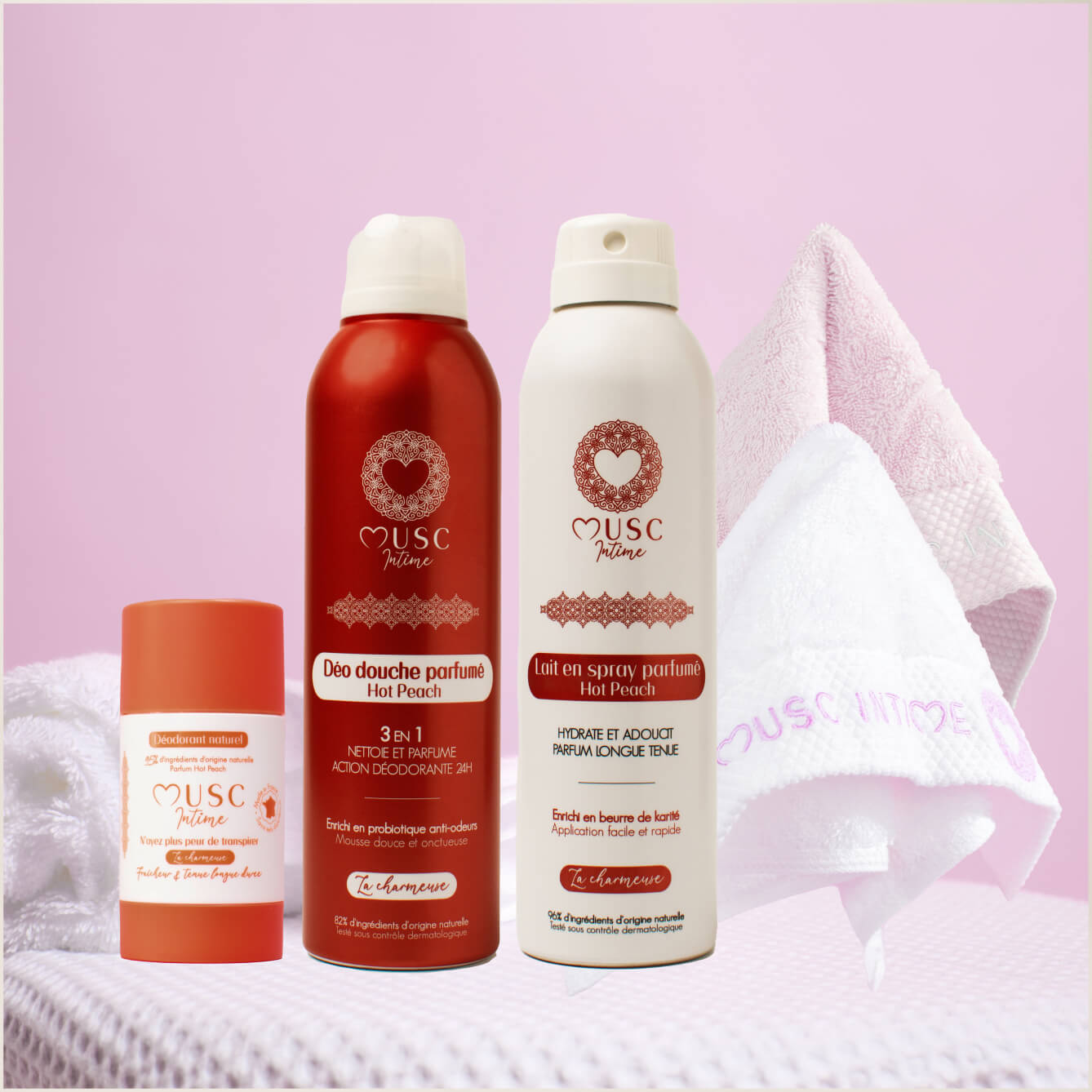 Le rituel sensoriel de la charmeuse à la Hot Peach