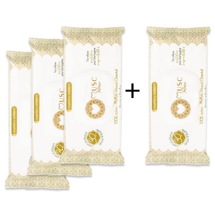 Lingettes toilette Intime au Monoï Oriental - la Rayonnante