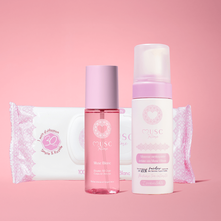 Ma routine fraîcheur parfumée au Musc blanc
