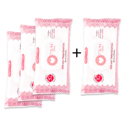 Lingettes toilette Intime au Sweet Litchi - la Délicieuse