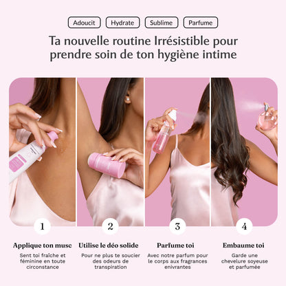 Parfum Corps l'Irrésistible au Musc Blanc
