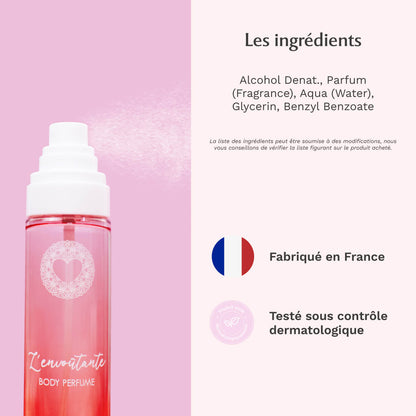 Parfum Corps à la Rose Mystik- L'envoûtante