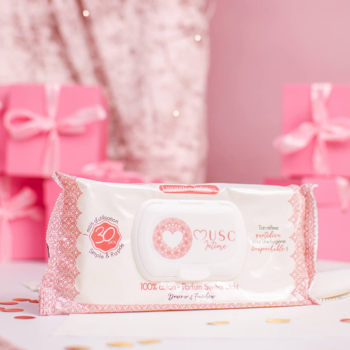 Lingettes Intimes x30 Sweet Litchi