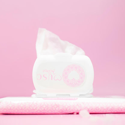 Gel Parfumant + Lingettes toilette Intime au Musc Blanc