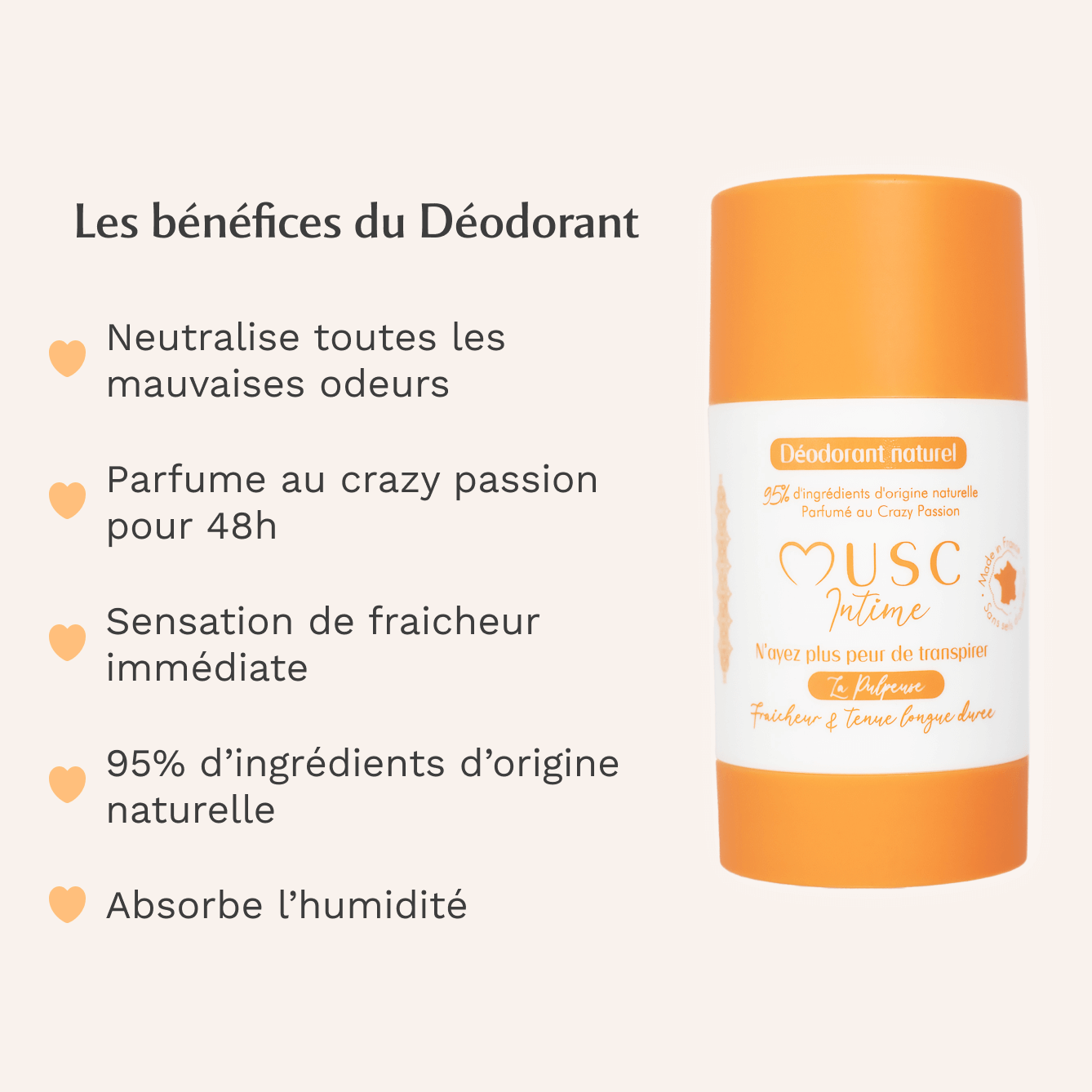Déodorant Solide Crazy Passion