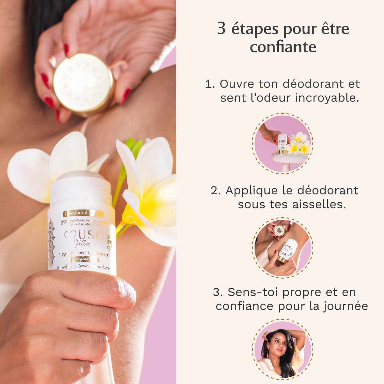 2 déodorants au Monoï Oriental