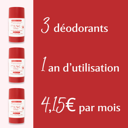 2 déodorants Rose Mystik