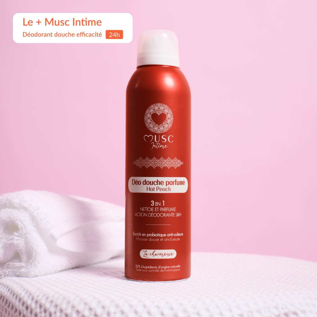 Déo douche parfumé Hot Peach - la Charmeuse