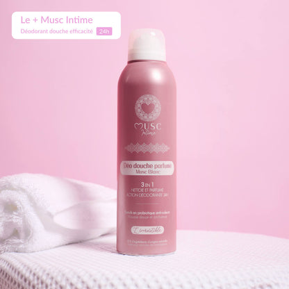 Déo douche parfumé au Musc Blanc - l'Irrésistible