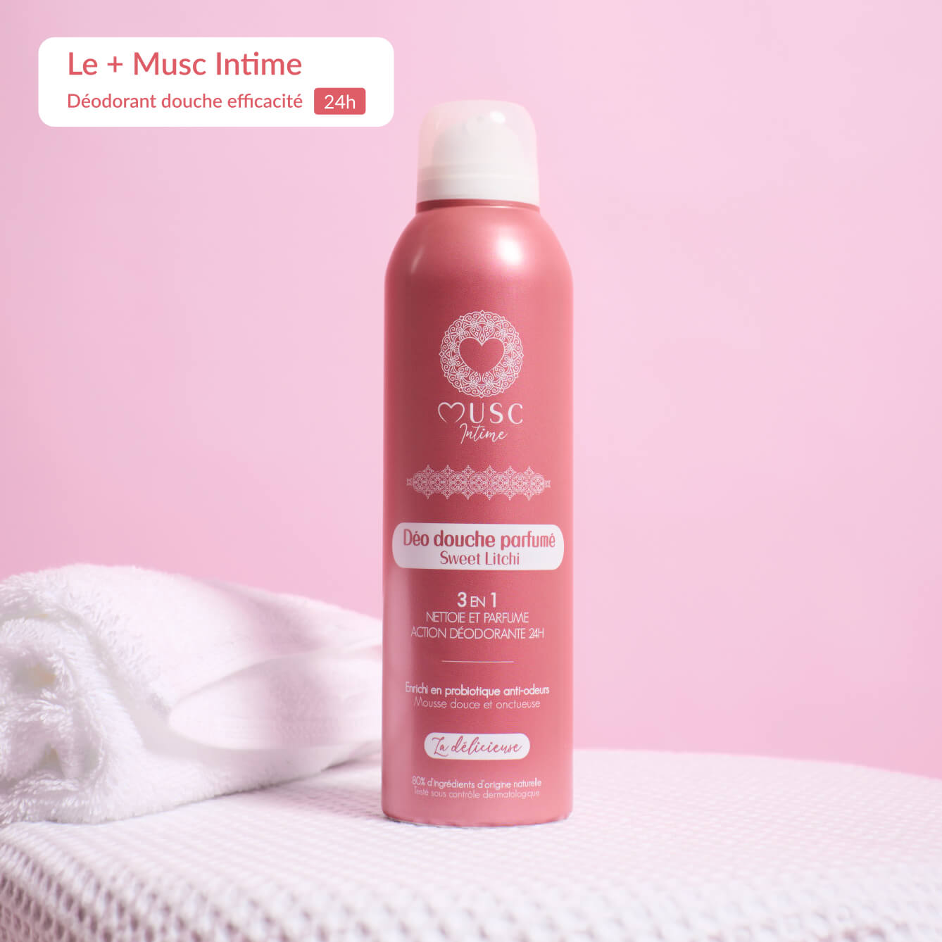 Déo douche parfumé au Sweet Litchi - la Délicieuse