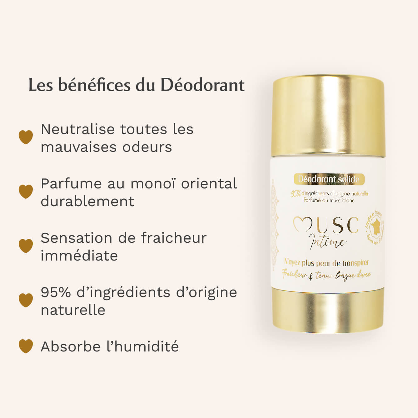 Gel Parfumant + Déodorant Monoï