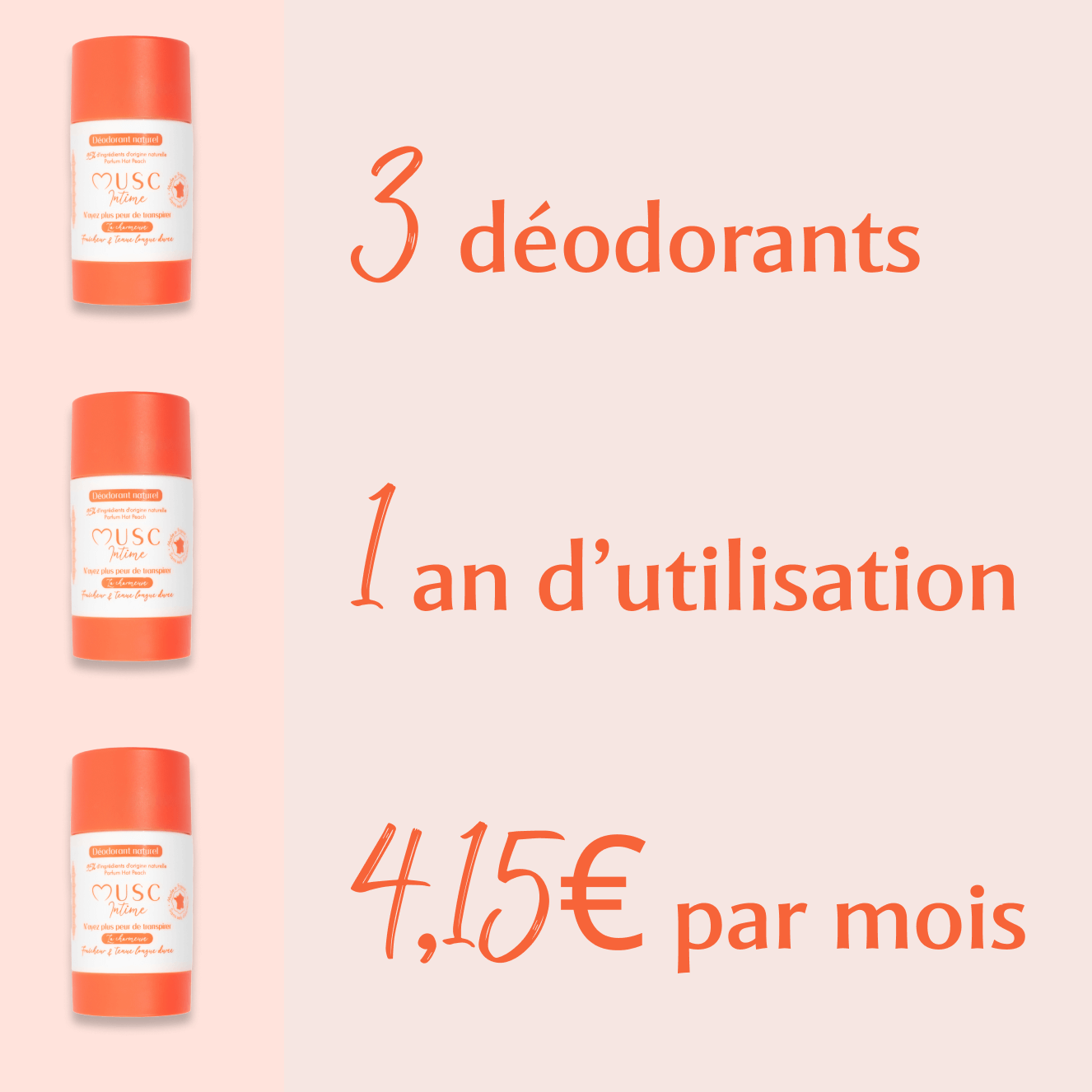 Déodorant Hot Peach
