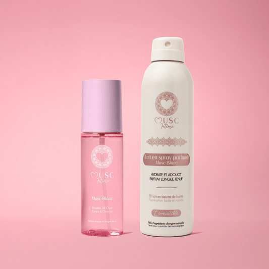 Duo Brume et Lait en Spray au Musc Blanc