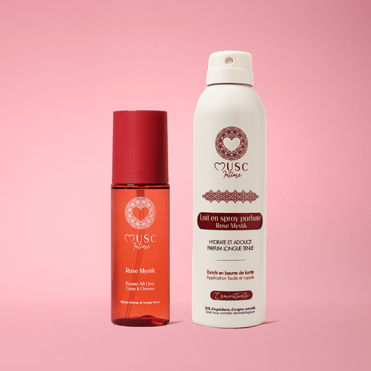 Duo Brume et Lait en Spray à la Rose Mystik