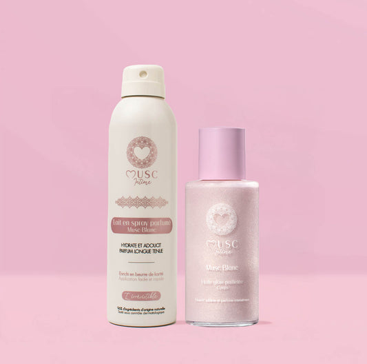 Le Duo Pailleté Parfumé Musc Blanc
