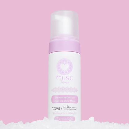 Mousse nettoyante Intime au Musc Blanc - l'Irrésistible