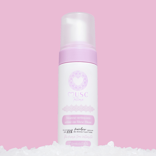 Mousse nettoyante Intime au Musc Blanc - l'Irrésistible