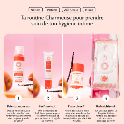 Lingettes toilette Intime Hot Peach - la Charmeuse