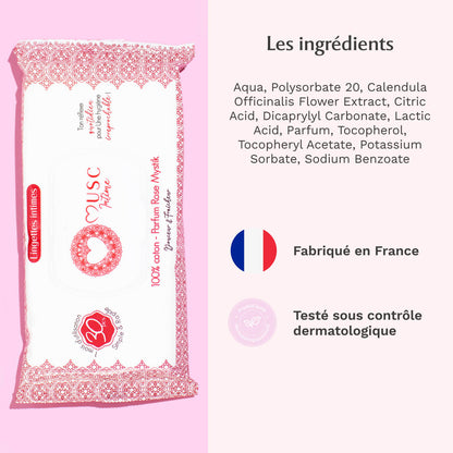 Lingettes toilette Intime Rose Mystik - l'Envoûtante