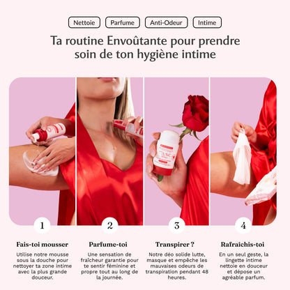 Lingettes toilette Intime Rose Mystik - l'Envoûtante