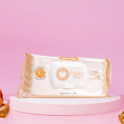 Lingettes toilette Intime Amber Flower - la Précieuse
