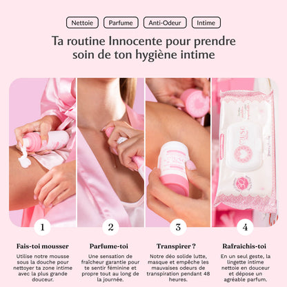 Lingettes toilette Intime au Sakura - l'Innocente