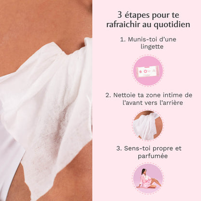 Lingettes toilette Intime au Sakura - l'Innocente