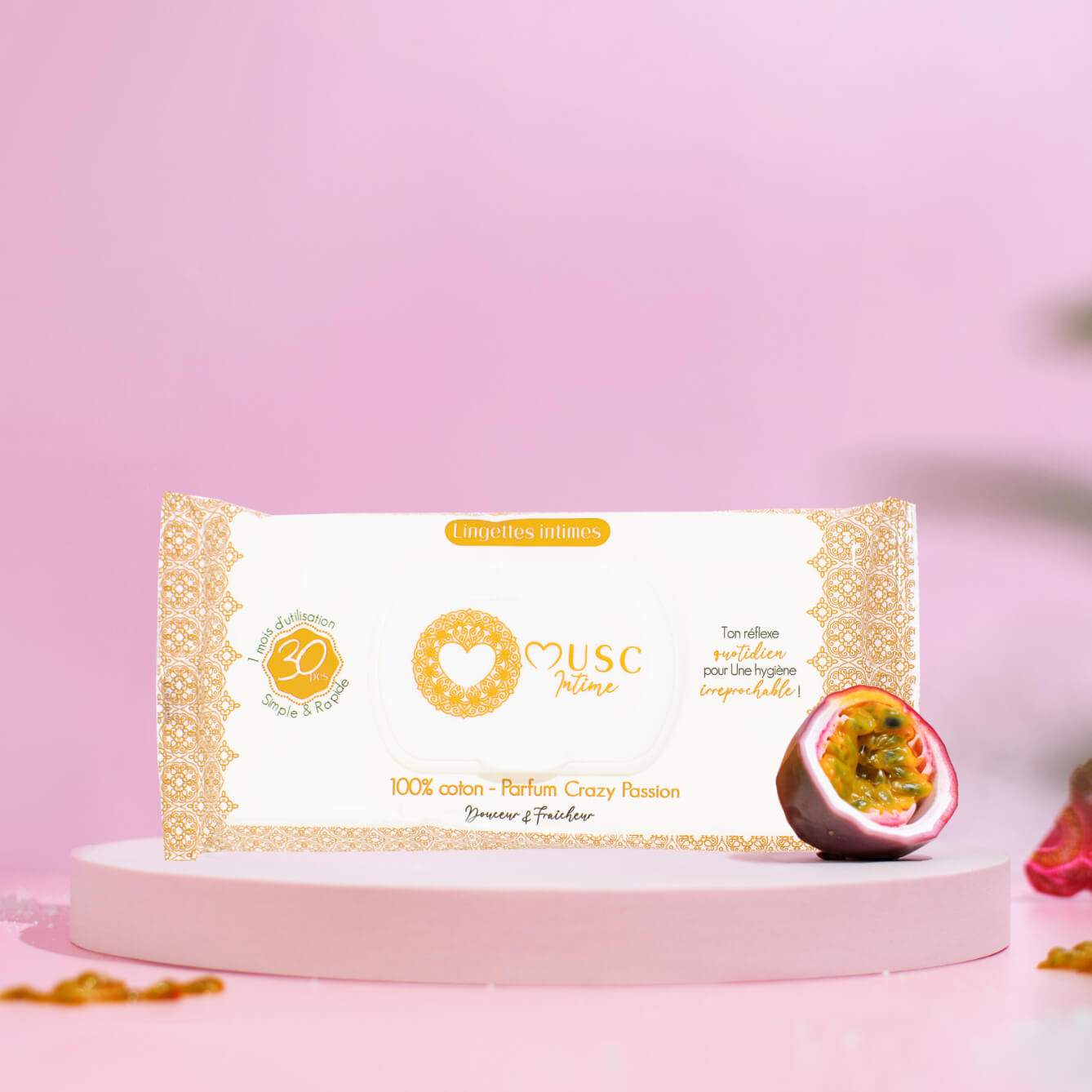 Lingettes toilette Intime Crazy Passion - la Pulpeuse