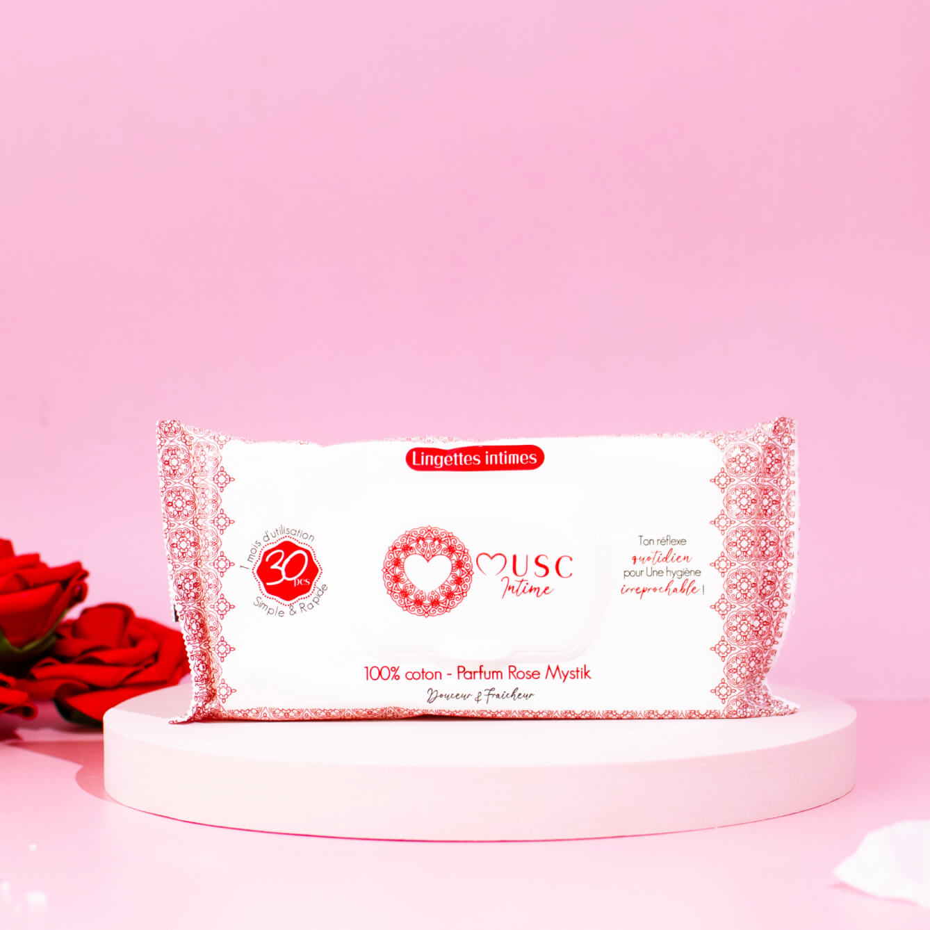 Lingettes toilette Intime Rose Mystik - l'Envoûtante