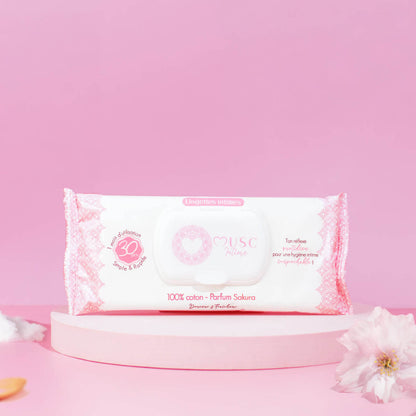 Lingettes toilette Intime au Sakura - l'Innocente