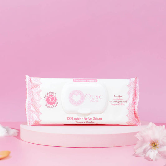 Lingettes toilette Intime au Sakura - l'Innocente