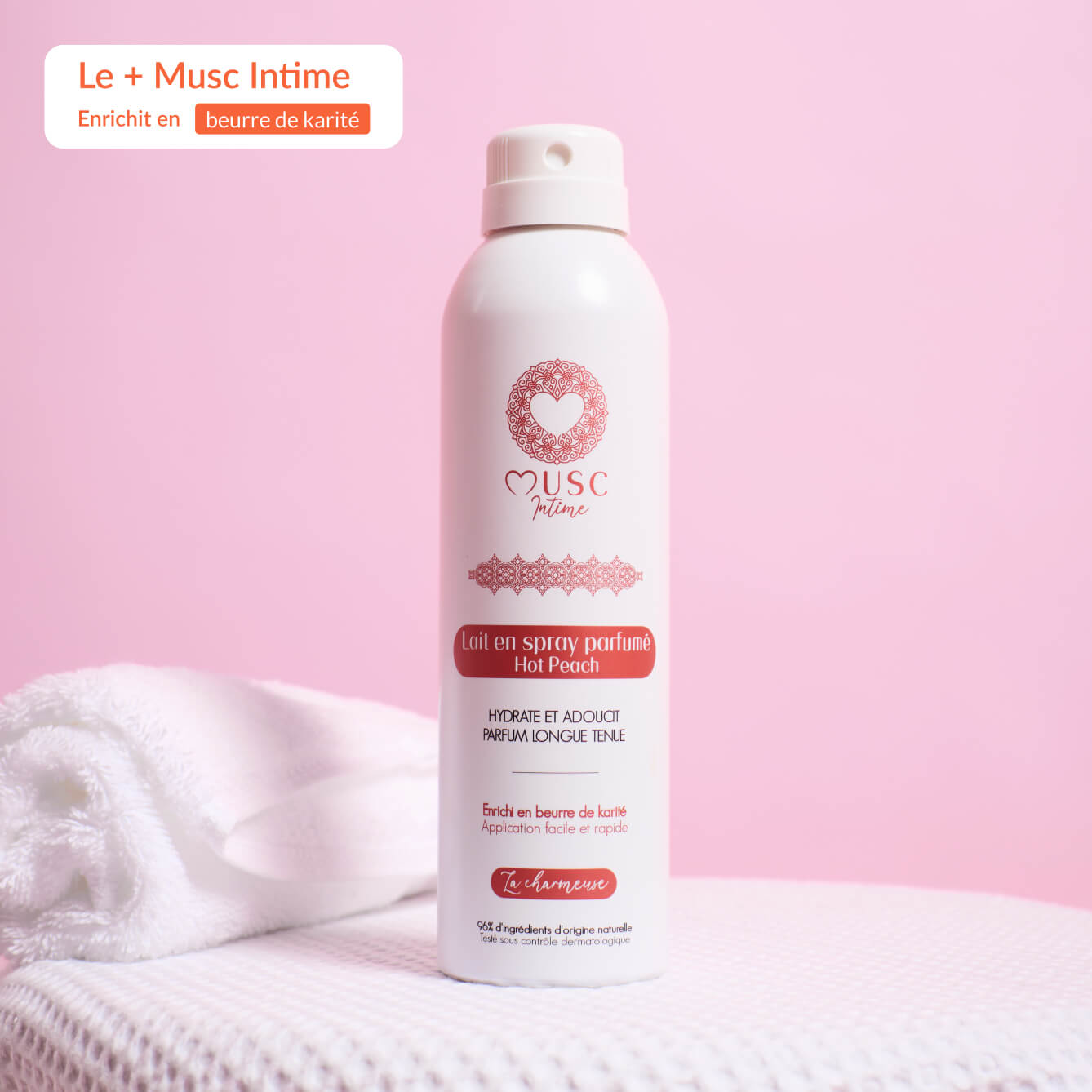 Lait en spray parfumé Hot Peach - la Charmeuse