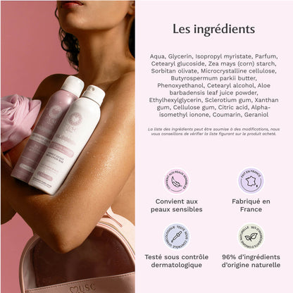 Lait en spray parfumé au Musc Blanc - l'Irrésistible