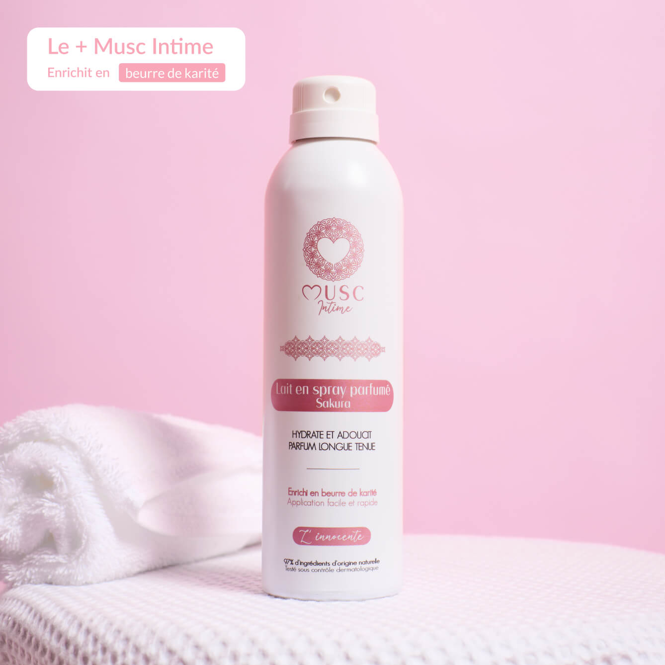 Lait en spray parfumé au Sakura - l'Innocente