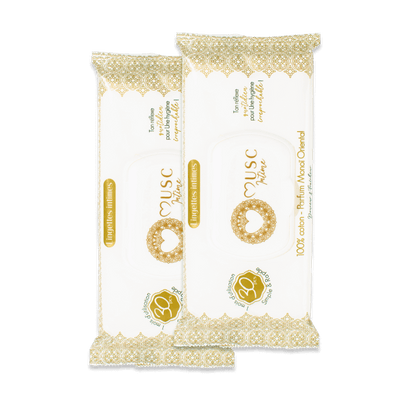Lingettes toilette Intime au Monoï Oriental - la Rayonnante
