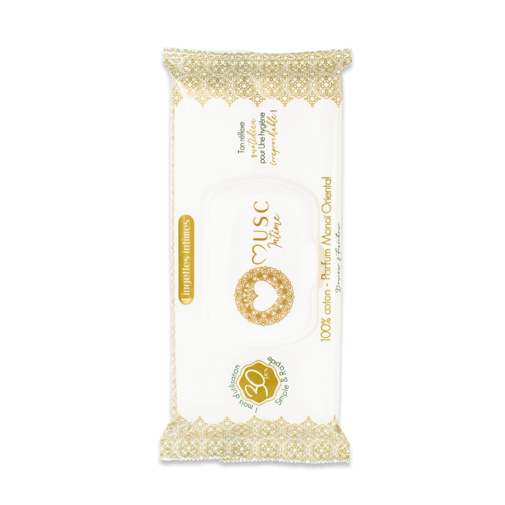 Lingettes toilette Intime au Monoï Oriental - la Rayonnante