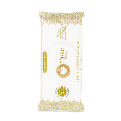 Lingettes toilette Intime au Monoï Oriental - la Rayonnante