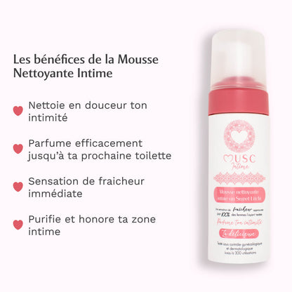 Mousse nettoyante Intime au Sweet Litchi - la Délicieuse