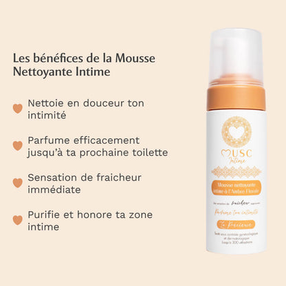 Mousse nettoyante Intime Amber Flower - la Précieuse