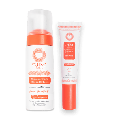 Mousse nettoyante Intime Hot Peach - la Charmeuse
