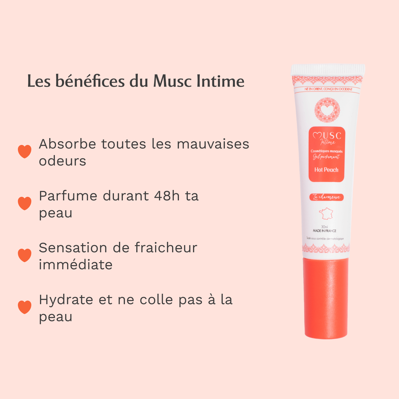 Musc Intime Hot Peach