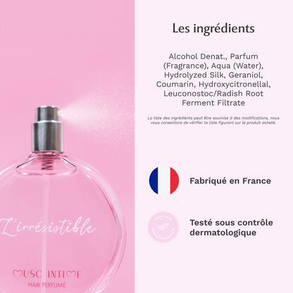 Parfum Cheveux l'Irrésistible au Musc Blanc