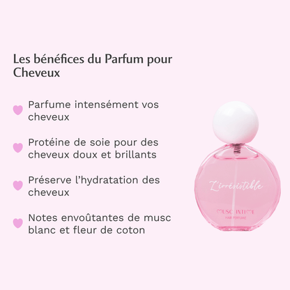 Parfum Cheveux l'Irrésistible au Musc Blanc