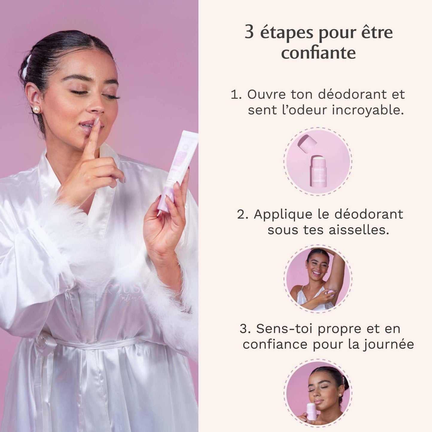 Déodorant l'Irrésistible au Musc Blanc
