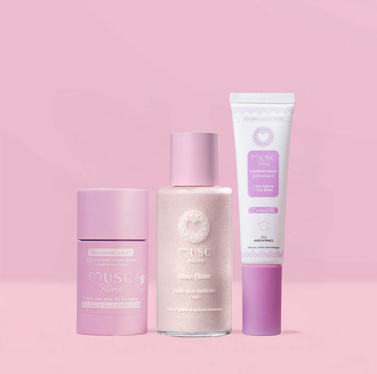 Le Trio éclat parfumé Musc Blanc